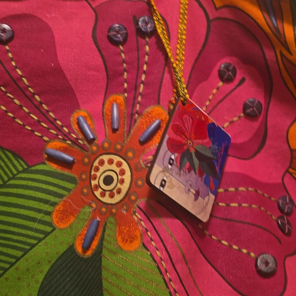 Colorful Artistic Lauren Burch Tote Bag - Picture 2 of 6